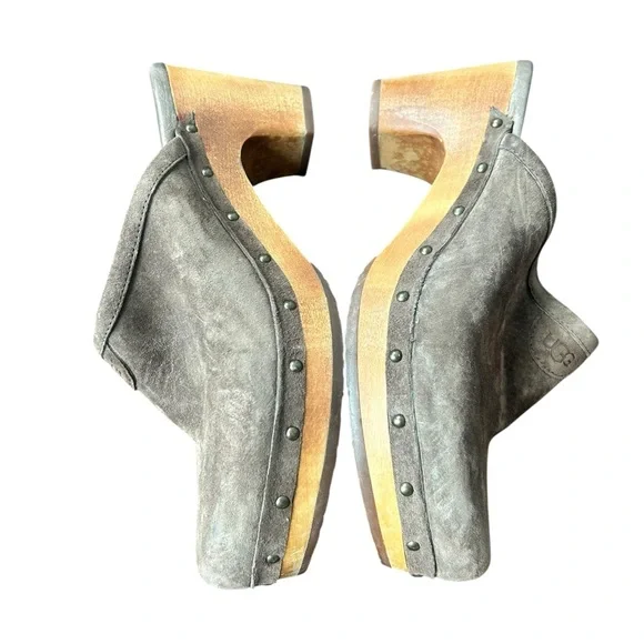 UGG Brown and Tan Mules Cozy and Versatile - Picture 2 of 3